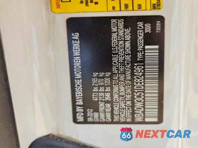 Zdjęcie 12 z 12 samochodu: 2013 BMW 328 I VIN:WBADW3C51DE824961 - miniatura