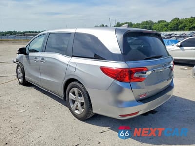 Drugie zdjęcie samochodu z przodu: 2019 HONDA ODYSSEY EX VIN:5FNRL6H50KB001882 - miniatura
