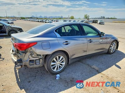 Trzecie zdjęcie samochodu z tyłu: 2015 INFINITI Q50 PREMIUM VIN:JN1BV7AP4FM358172 - miniatura