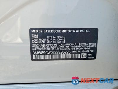 Zdjęcie 12 z 12 samochodu: 2025 BMW 330XI VIN:3MW89CW03S8E96225 - miniatura