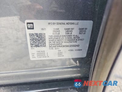 Zdjęcie 14 z 14 samochodu: 2021 BUICK ENCLAVE ESSENCE VIN:5GAEVAKW5MJ233243 - miniatura