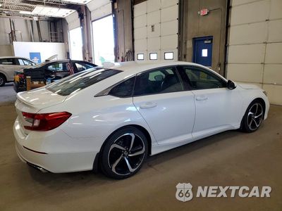 Trzecie zdjęcie samochodu z tyłu: 2018 HONDA ACCORD SPORT VIN:1HGCV1F36JA262673 - miniatura