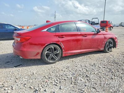 Trzecie zdjęcie samochodu z tyłu: 2019 HONDA ACCORD SPORT VIN:1HGCV1F38KA145436 - miniatura
