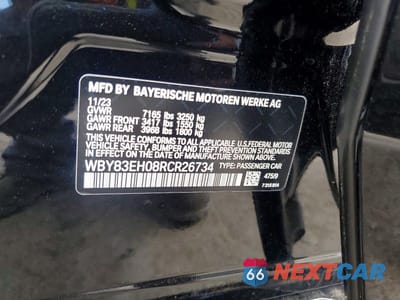 Zdjęcie 12 z 12 samochodu: 2024 BMW I7 M70 VIN:WBY83EH08RCR26734 - miniatura