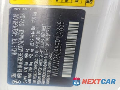 Zdjęcie 12 z 12 samochodu: 2009 BMW 328 I SULEV VIN:WBAWR33589P154868 - miniatura