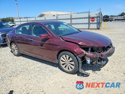 Czwarte zdjęcie samochodu z boku: 2015 HONDA ACCORD EXL VIN:1HGCR2F89FA052095 - miniatura