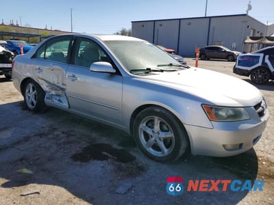 Czwarte zdjęcie samochodu z boku: 2007 HYUNDAI SONATA SE VIN:5NPEU46FX7H208462 - miniatura