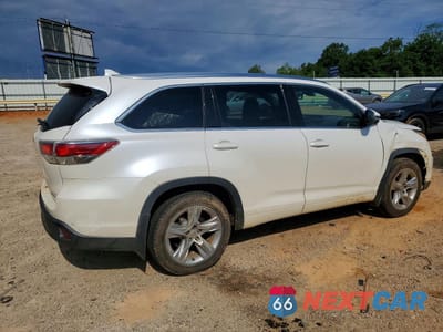 Trzecie zdjęcie samochodu z tyłu: 2015 TOYOTA HIGHLANDER LIMITED PLATINUM VIN:5TDDKRFHXFS212522 - miniatura