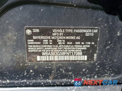 Zdjęcie 12 z 12 samochodu: 2015 BMW 328 XI VIN:WBA3B3G58FNT17088 - miniatura
