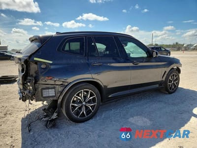 Trzecie zdjęcie samochodu z tyłu: 2022 BMW X3 M40I VIN:5UX83DP00N9J43247 - miniatura