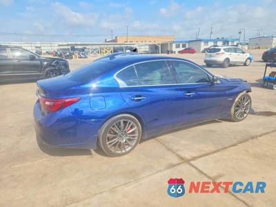 Trzecie zdjęcie samochodu z tyłu: 2020 INFINITI Q50 RED SPORT 400 VIN:JN1FV7AP7LM630131 - miniatura