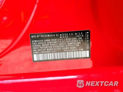Zdjęcie 23 z 24 samochodu: 2017 VOLKSWAGEN GOLF SPORTWAGEN S VIN:3VWC17AU9HM511281 - miniatura
