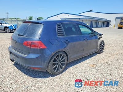 Trzecie zdjęcie samochodu z tyłu: 2016 VOLKSWAGEN GOLF S VIN:3VW217AU9GM047645 - miniatura
