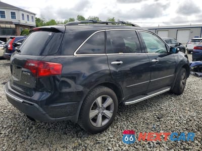 Trzecie zdjęcie samochodu z tyłu: 2012 ACURA MDX VIN:2HNYD2H28CH533670 - miniatura