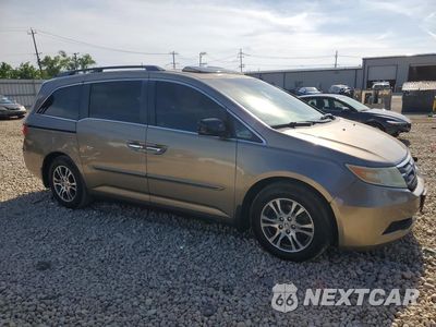 Czwarte zdjęcie samochodu z boku: 2011 HONDA ODYSSEY EXL VIN:5FNRL5H64BB035942 - miniatura