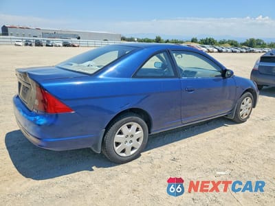 Trzecie zdjęcie samochodu z tyłu: 2001 HONDA CIVIC SI VIN:1HGEM21931L071651 - miniatura