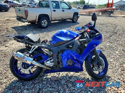 2004 YAMAHA YZF-R6L JYARJ06E44A017239 - główne zdjęcie licytacji z USA - miniatura