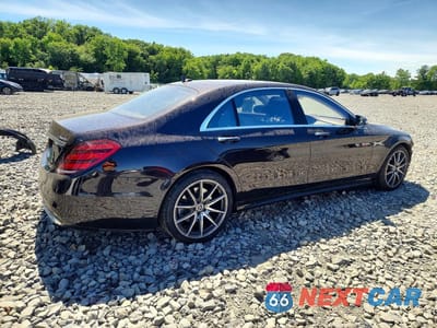 Trzecie zdjęcie samochodu z tyłu: 2018 MERCEDES-BENZ S 560 4MATIC VIN:WDDUG8GBXJA350921 - miniatura