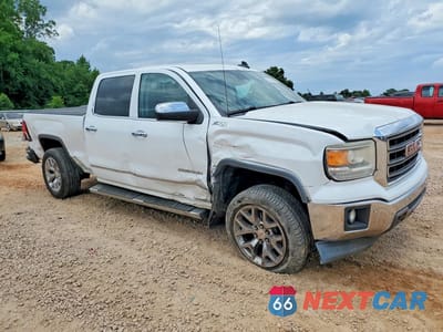 Czwarte zdjęcie samochodu z boku: 2015 GMC SIERRA K1500 SLT VIN:3GTU2VEC8FG409542 - miniatura