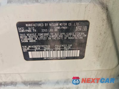 Zdjęcie 12 z 12 samochodu: 2012 NISSAN LEAF SV VIN:JN1AZ0CP9CT027044 - miniatura