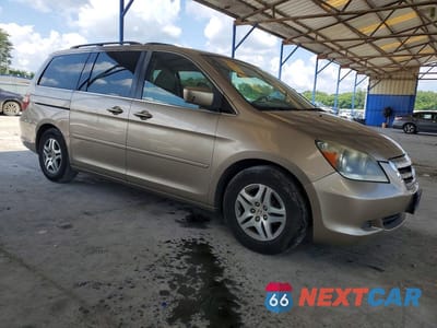 Czwarte zdjęcie samochodu z boku: 2007 HONDA ODYSSEY EXL VIN:5FNRL38647B406867 - miniatura