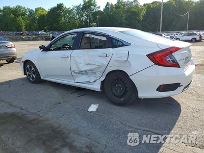 Drugie zdjęcie samochodu z przodu: 2019 HONDA CIVIC LX VIN:19XFC2F65KE201847 - miniatura