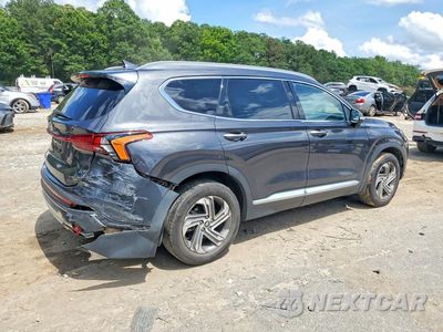 Trzecie zdjęcie samochodu z tyłu: 2022 HYUNDAI SANTA FE SEL VIN:5NMS64AJ6NH391748 - miniatura