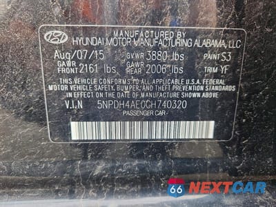 Zdjęcie 13 z 13 samochodu: 2016 HYUNDAI ELANTRA SE VIN:5NPDH4AE0GH740320 - miniatura