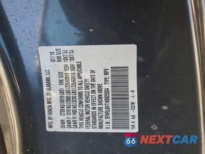 Zdjęcie 13 z 13 samochodu: 2019 HONDA ODYSSEY EXL VIN:5FNRL6H71KB025934 - miniatura