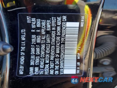 Zdjęcie 12 z 12 samochodu: 2017 HONDA CIVIC LX VIN:SHHFK7H23HU415781 - miniatura