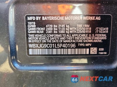 Zdjęcie 13 z 13 samochodu: 2020 BMW X1 XDRIVE28I VIN:WBXJG9C01L5P40196 - miniatura