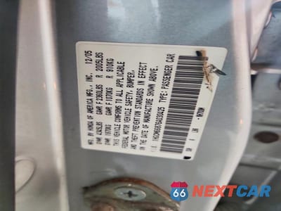 Zdjęcie 12 z 12 samochodu: 2006 HONDA ACCORD EX VIN:1HGCM66876A030425 - miniatura