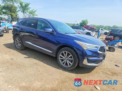 Czwarte zdjęcie samochodu z boku: 2019 ACURA RDX TECHNOLOGY VIN:5J8TC2H52KL034623 - miniatura