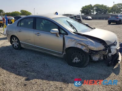 Czwarte zdjęcie samochodu z boku: 2006 HONDA CIVIC LX VIN:1HGFA16506L089383 - miniatura