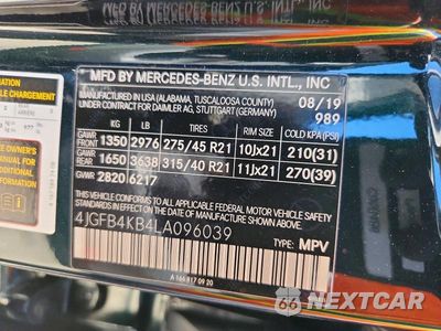 Zdjęcie 13 z 13 samochodu: 2020 MERCEDES-BENZ GLE 350 4MATIC VIN:4JGFB4KB4LA096039 - miniatura