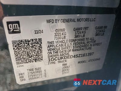 Zdjęcie 12 z 12 samochodu: 2025 CHEVROLET SILVERADO K1500 LT VIN:1GCUKDED4SZ161397 - miniatura