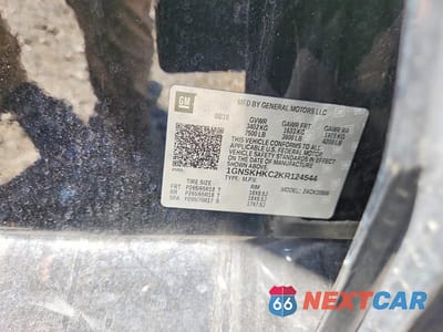 Zdjęcie 13 z 13 samochodu: 2019 CHEVROLET SUBURBAN K1500 LT VIN:1GNSKHKC2KR124544 - miniatura