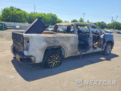 Trzecie zdjęcie samochodu z tyłu: 2021 GMC SIERRA K1500 SLT VIN:3GTU9DED1MG403917 - miniatura