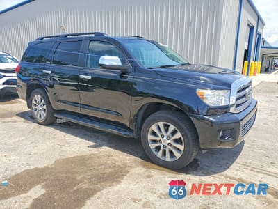 Czwarte zdjęcie samochodu z boku: 2017 TOYOTA SEQUOIA LIMITED VIN:5TDKY5G15HS066856 - miniatura