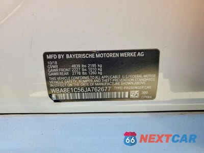 Zdjęcie 12 z 12 samochodu: 2018 BMW 330E VIN:WBA8E1C56JA762677 - miniatura