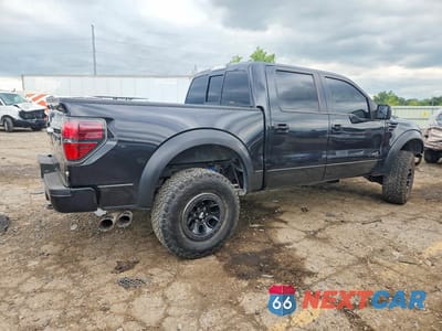 Trzecie zdjęcie samochodu z tyłu: 2012 FORD F150 SVT RAPTOR VIN:1FTFW1R63CFC64840 - miniatura