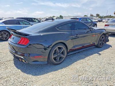 Trzecie zdjęcie samochodu z tyłu: 2021 FORD MUSTANG MACH I VIN:1FA6P8R06M5552852 - miniatura