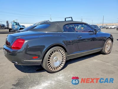Trzecie zdjęcie samochodu z tyłu: 2007 BENTLEY CONTINENTAL GTC VIN:SCBDR33W97C047077 - miniatura