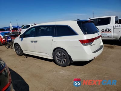 Drugie zdjęcie samochodu z przodu: 2015 HONDA ODYSSEY TOURING VIN:5FNRL5H91FB124819 - miniatura