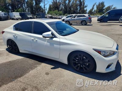 Czwarte zdjęcie samochodu z boku: 2021 INFINITI Q50 LUXE VIN:JN1EV7BP9MM704161 - miniatura