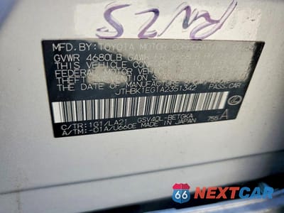 Zdjęcie 13 z 13 samochodu: 2010 LEXUS ES 350 VIN:JTHBK1EG1A2351342 - miniatura