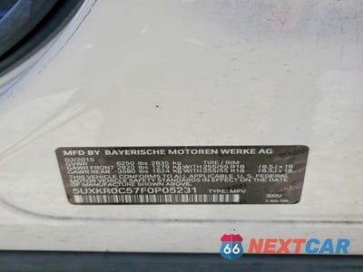 Zdjęcie 13 z 13 samochodu: 2015 BMW X5 XDRIVE35I VIN:5UXKR0C57F0P05231 - miniatura