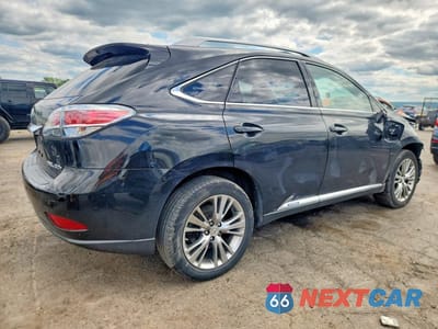 Trzecie zdjęcie samochodu z tyłu: 2013 LEXUS RX 450H VIN:JTJBC1BA6D2445457 - miniatura