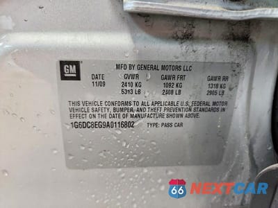 Zdjęcie 13 z 13 samochodu: 2010 CADILLAC CTS VIN:1G6DC8EG9A0116802 - miniatura