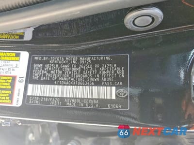 Zdjęcie 12 z 12 samochodu: 2026 TOYOTA CAMRY LE VIN:4T1DAACKXTU663456 - miniatura